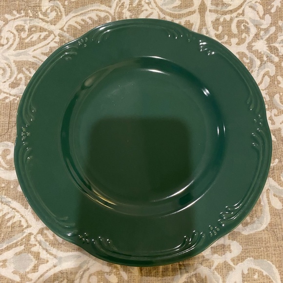 NEW!  Pfalzgraff salad plates in emerald green - Picture 1 of 3